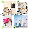 6Pcs 6 Colors PU Imitation Leather Bag Handles FIND-PH0009-50-5