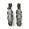 Natural Green Aventurine Pendants G-K338-28R-05-1