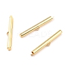 304 Stainless Steel Slide On End Clasp Tubes LS-STAS-C044-08F-G-2