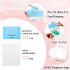 100Pcs Rectangle Clear Polypropylene Cellophane Bags CDIS-TA0001-36B-5