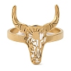 Cattle 201 Stainless Steel Adjustable Rings for Women LS-RJEW-F163-02G-2