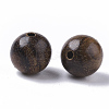 Natural Wood Beads WOOD-S666-8mm-03-2