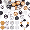   1 Set Mixed Style Acrylic Round Beads Sets SACR-PH0001-52D-1
