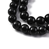 Natural Shungite Beads Strands G-M353-A04-12mm-4