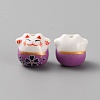 Handmade Porcelain Beads PORC-WH0006-02I-1