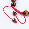 Adjustable Nylon Cord Braided Bead Bracelets BJEW-F308-55C-3