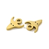 Ion Plating(IP) 304 Stainless Steel Charms STAS-D051-53G-3