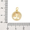Brass Micro Pave Cubic Zirconia Pendants KK-D325-57G-02-3