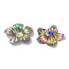 304 Stainless Steel Bead Caps STAS-P363-06MC-2