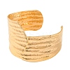 304 Stainless Steel Open Cuff Bangles for Women BJEW-G711-01B-G-2