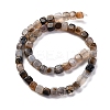 Natural Dragon Veins Agate Beads Strands G-G177-E09-01-3