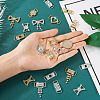  20Pcs 20 Styles Alloy Crystal Rhinestone Connector Charms DIY-TA0005-28-14