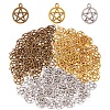 150Pcs 3 Colors Tibetan Style Alloy Wicca Charms TIBEP-SZ0001-05-1