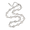304 Stainless Steel Hollow Spiral Link Chain Necklaces for Women NJEW-JN06395-02-2