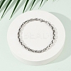 201 Stainless Steel Cuba Style Chian Bracelet for Men BJEW-B138-06P-02-3