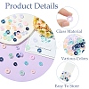 50Pcs 10 Styles Transparent Glass European Beads GLAA-YW0005-96-3