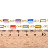 Brass Rectangle Link Chains CHC-N023-03E-G-3