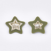 Opaque Acrylic Pendants MACR-T031-06D-2