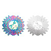 2Pcs 2 Colors 201 Stainless Steel Connector Charms/Links STAS-TA0005-70-2