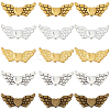 150Pcs 5 Colors Tibetan Style Alloy Angeltee Beads FIND-SC0009-30-1