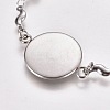 304 Stainless Steel Bracelet Making STAS-WH0014-22P-3