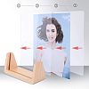 Beech Wood Business Card Holder ODIS-WH0005-71-5
