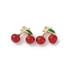Brass Enamel Charms KK-F903-01A-G-1