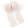 2Rolls Polyester Hot-fix Rhinestone Raw Edges Ribbon OCOR-TA0003-95F-3