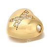 Rack Plating Brass Micro Pave Cubic Zirconia Pendants KK-I722-04G-X-2