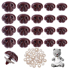 70 Bags 5 Styles Oval Resin Craft Nose DIY-GA0008-23B-1