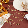 30Pcs Alloy Brooch Findings FIND-PH0027-21AG-2
