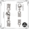 20Pcs 304 Stainless Steel Lobster Claw Clasps STAS-YW0003-19-3