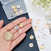 18Pcs 3 Colors 304 Stainless Steel Charms STAS-DC0003-02-2