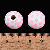 Easter Theme Printed Wood Beads WOOD-T032-22I-4