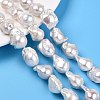 Natural Baroque Pearl Keshi Pearl Beads Strands PEAR-S019-02C-03-1
