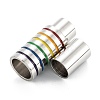 304 Stainless Steel Magnetic Enamel Clasps LS-STAS-P285-02P-2