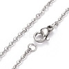 Non-Tarnish 304 Stainless Steel Pendant Necklaces NJEW-Z004-01P-4