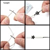 Star PVC Plastic Cord Lock for Mouth Cover KY-D013-02B-6