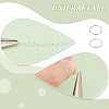 Unicraftale 150Pcs 925 Sterling Silver Open Jump Rings STER-UN0001-01-5
