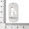 304 Stainless Steel Pendants STAS-D200-02E-P-3