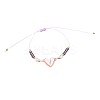 12Pcs Alloy Enamel Heart Link Bracelets FS-WGC54A2-01-5