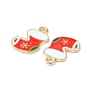 Christmas Alloy Enamel Pendants ENAM-D047-09LG-02-3