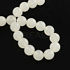 Natural White Jade Gemstone Bead Strands G-R267-10mm-2