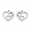 201 Stainless Steel Charms STAS-S081-072-2