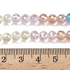 Electroplate Glass Beads Strands EGLA-D300-06-6mm-07-3