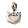 304 Stainless Steel European Dangle Charms STAS-G308-32P-2