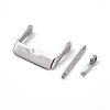 316L Stainless Steel Watch Band Clasps STAS-WH0016-01A-P-1