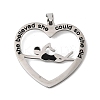 304 Stainless Steel Enamel Pendants STAS-H247-07P-01-1