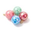 Opaque Acrylic Pendants PALLOY-JF05207-2