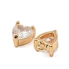 Brass Micro Pave Cubic Zirconia Pendants KK-K374-16G-2
